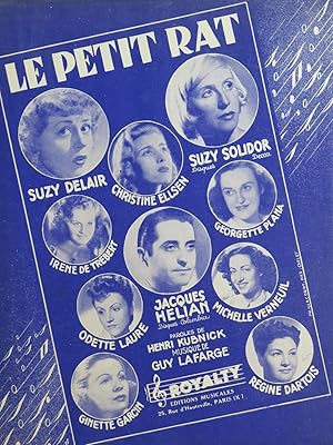 Seller image for LAFARGE Guy Le petit rat Chant Piano 1948 for sale by partitions-anciennes