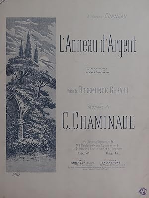 Seller image for CHAMINADE Ccile L'Anneau d'Argent Chant Piano ca1892 for sale by partitions-anciennes