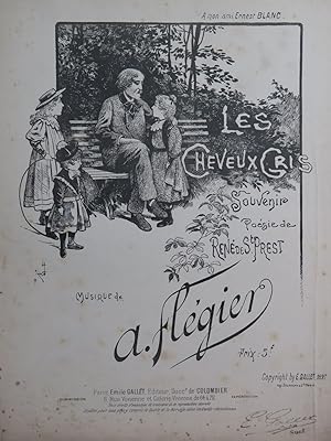 Seller image for FLGIER A. Les Cheveux Gris Chant Piano 1897 for sale by partitions-anciennes