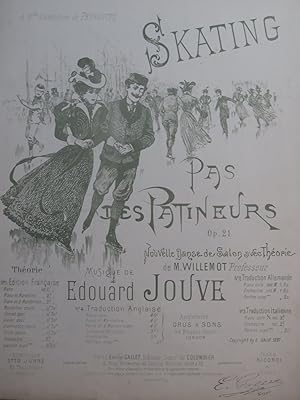 Seller image for JOUVE Edouard Pas des Patineurs Skating Piano Danse 1897 for sale by partitions-anciennes