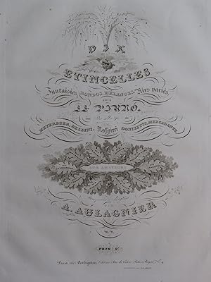 Seller image for AULAGNIER A. Etincelle No 10 Air de Meyerbeer Piano XIXe for sale by partitions-anciennes