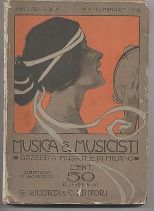 Musica e musicisti Gazzetta musicale di Milano (N. 1-2-4-11-12 del 1904)