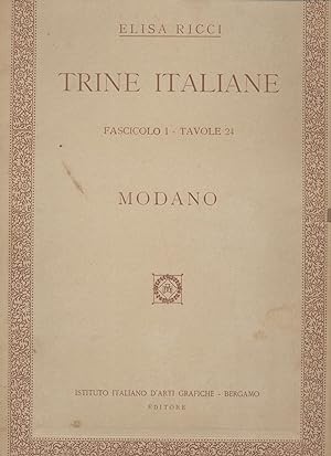 Trine italiane - MODANO - Fascicolo I - Tavole 24