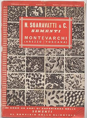 n. Sgaravatti Catalogo sementi 1955