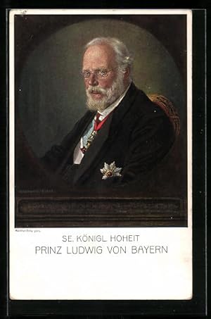 Bild des Verkufers fr Ansichtskarte Se. Knigliche Hoheit Prinz Ludwig III. von Bayern zum Verkauf von Bartko-Reher