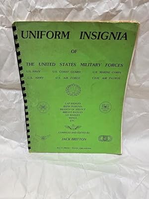Seller image for Uniform Insignia of United States Military Forces for sale by Teppa Books