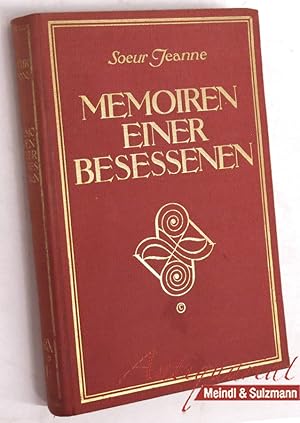 Bild des Verkufers fr Memoiren einer Besessenen. (bersetzung von Alfred Kind). zum Verkauf von Antiquariat MEINDL & SULZMANN OG