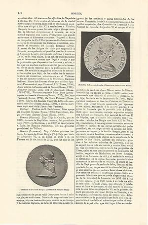 Immagine del venditore per LAMINA ESPASA 25264: Medallon de Lucrecia Borgia venduto da EL BOLETIN
