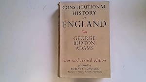 Seller image for Constitutional History of England for sale by Goldstone Rare Books