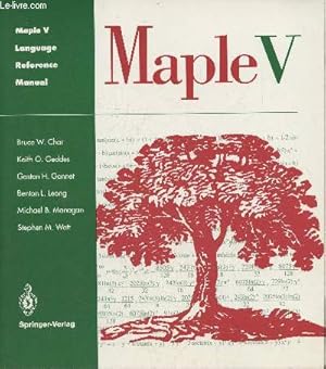 Image du vendeur pour Maple V language reference manual mis en vente par Le-Livre