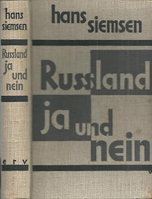 Seller image for Russland ja und nein. for sale by Antiquariat Axel Kurta