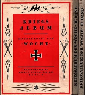 Kriegsalbum. Der Weltkrieg. BÄNDE 1-3 (in 3 Bänden).