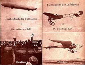 Bild des Verkufers fr Taschenbuch der Luftflotten. JG. 1 / 1914. (REPRINT der Ausgabe Mnchen 1914). 2 Bde. (= komplett). zum Verkauf von Antiquariat Reinhold Pabel