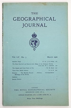 Immagine del venditore per Southern Najd (In: The Geographical Journal Vol. LV, no. 3. March 1920). venduto da Antiquariat INLIBRIS Gilhofer Nfg. GmbH