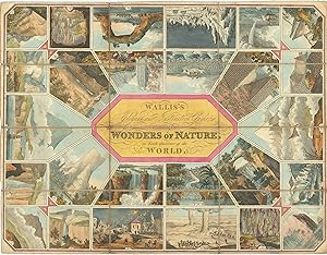 Bild des Verkufers fr Wallis's Elegant and Instructive Game Exhibiting the Wonders of Nature, in Each Quarter of the World. zum Verkauf von Antiquariat INLIBRIS Gilhofer Nfg. GmbH