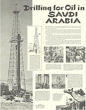 Drilling for oil in Saudi Arabia.
