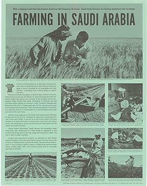 Farming in Saudi Arabia.