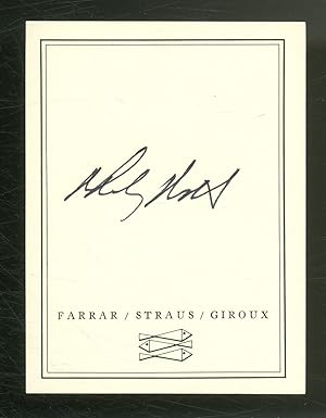 Bookplate Signed by Philip Roth