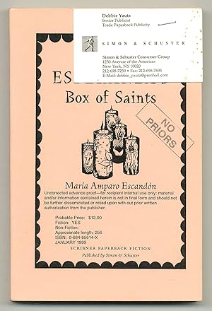 Bild des Verkufers fr Esperanza's Box of Saints zum Verkauf von Between the Covers-Rare Books, Inc. ABAA