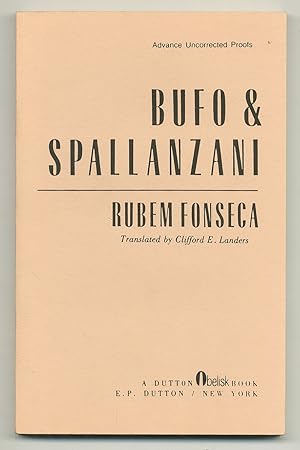 Imagen del vendedor de Bufo & Spallanzani a la venta por Between the Covers-Rare Books, Inc. ABAA