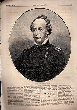 Seller image for ENGRAVING: "Major-General Halleck, Commander-In-Chief".engravings from Harper's Weekly, August 9, 1862 for sale by Dorley House Books, Inc.