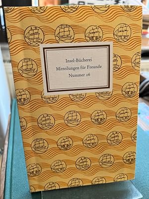 Bild des Verkufers fr Insel-Bcherei. Mitteilungen fr Freunde Nummer 26. zum Verkauf von Altstadt-Antiquariat Nowicki-Hecht UG
