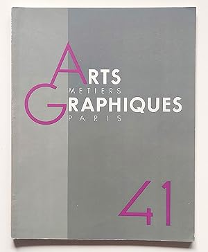 Arts et metiers graphiques no 41