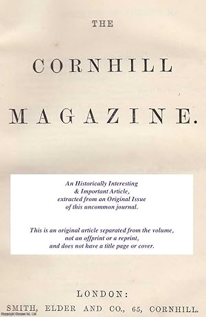 Imagen del vendedor de The Koningsmarks and Marshal Saxe. An uncommon original article from the Cornhill Magazine 1867. a la venta por Cosmo Books