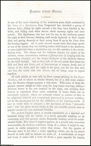 Immagine del venditore per Russian Ghost Stories. An uncommon original article from the Cornhill Magazine, 1872. venduto da Cosmo Books