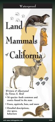 Image du vendeur pour Land Mammals of California (Poster) mis en vente par BargainBookStores