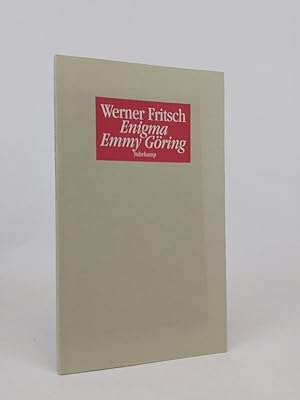 Bild des Verkufers fr Enigma Emmy Gring Werner Fritsch zum Verkauf von ANTIQUARIAT Franke BRUDDENBOOKS
