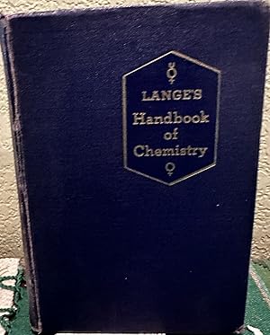 Seller image for Handbook of Chemistry; 7th Edition for sale by Crossroads Books