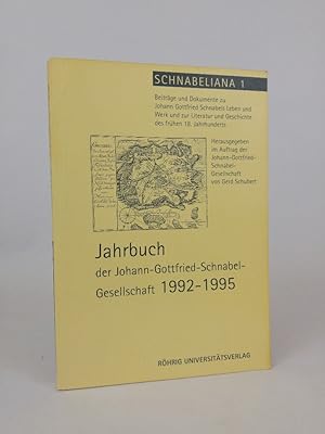 Imagen del vendedor de Jahrbuch der Johann-Gottfried-Schnabel-Gesellschaft 1992-1995 a la venta por ANTIQUARIAT Franke BRUDDENBOOKS