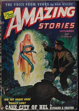 Bild des Verkufers fr AMAZING Stories: September, Sept. 1945 zum Verkauf von Books from the Crypt
