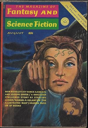 Image du vendeur pour The Magazine of FANTASY AND SCIENCE FICTION (F&SF): August, Aug. 1969 mis en vente par Books from the Crypt
