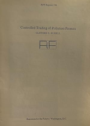 Imagen del vendedor de Controlled Trading of Pollution Permits; RFF Reprint 196 a la venta por Crossroads Books