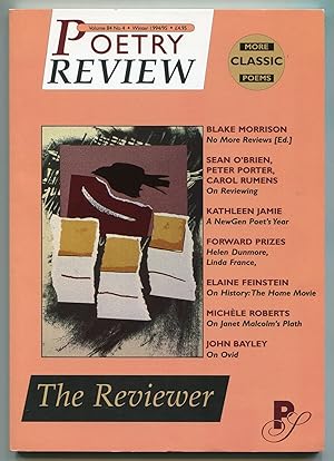 Bild des Verkufers fr Poetry Review - Volume 84, Number 4, Winter 1994/95 zum Verkauf von Between the Covers-Rare Books, Inc. ABAA
