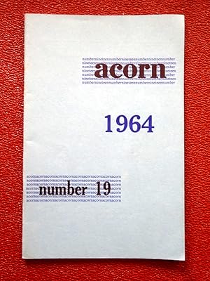 Imagen del vendedor de The Acorn. No 19, 1964, The magazine of The Alsager Training College. a la venta por Tony Hutchinson