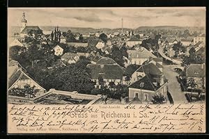 Ansichtskarte Reichenau i. Sa., Totalansicht