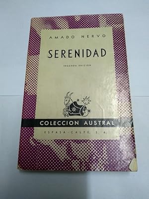 Imagen del vendedor de Serenidad a la venta por Libros Ambig