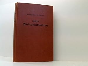 Seller image for Neue Wirtschaftslehren.: Theorien und Hypothesen. for sale by Book Broker