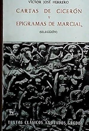 Imagen del vendedor de Cartas de Cicern y Epigramas de Marcial a la venta por Librera La Candela