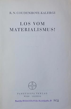 Bild des Verkufers fr Los vom Materialismus! zum Verkauf von Antiquariat Bookfarm