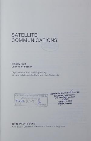 Immagine del venditore per Satellite communications. venduto da Antiquariat Bookfarm