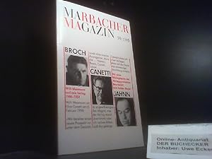 Bild des Verkufers fr Marbacher Magazin 33. 1985 Broch Canetti Jahnn zum Verkauf von Der Buchecker