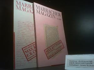 Imagen del vendedor de 2 BNDE Marbacher Magazin Nr. 41 + Beiheft 1987: Max Rychner und Zrich zum Beispiel / AUs dem Briefwechsel Max Rychner - E.R. Curtius a la venta por Der Buchecker