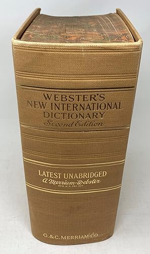 Webster's New International Dictionary Second Edition 1954.