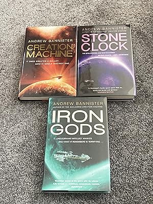 Imagen del vendedor de THE SPIN TRILOGY: CREATION MACHINE; IRON GODS; STONE CLOCK: SIGNED LIMITED EDITION SET MATCHING NUMBERS a la venta por Books for Collectors