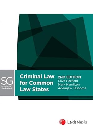 Imagen del vendedor de LexisNexis Study Guide: Criminal Law for Common Law States (Hardcover) a la venta por CitiRetail