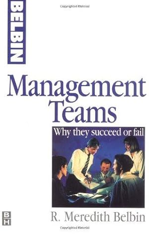 Image du vendeur pour Management Teams: Why They Succeed or Fail mis en vente par WeBuyBooks